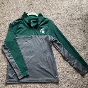 Michigan State University Long Sleeve Quarter Zip